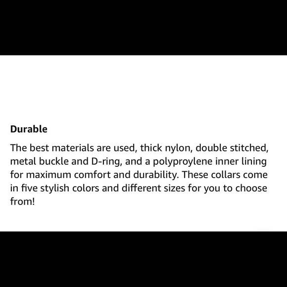 Downtown Pet Supply Adjustable dog collar. Blue. NWOT. - Picture 3 of 6